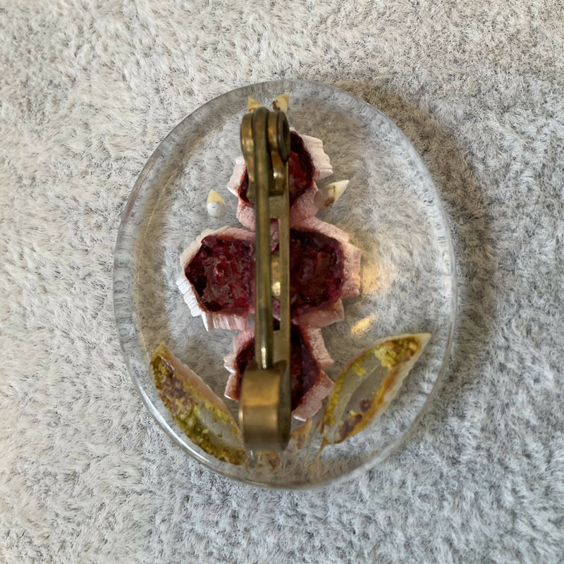 1950’s lucite brooch