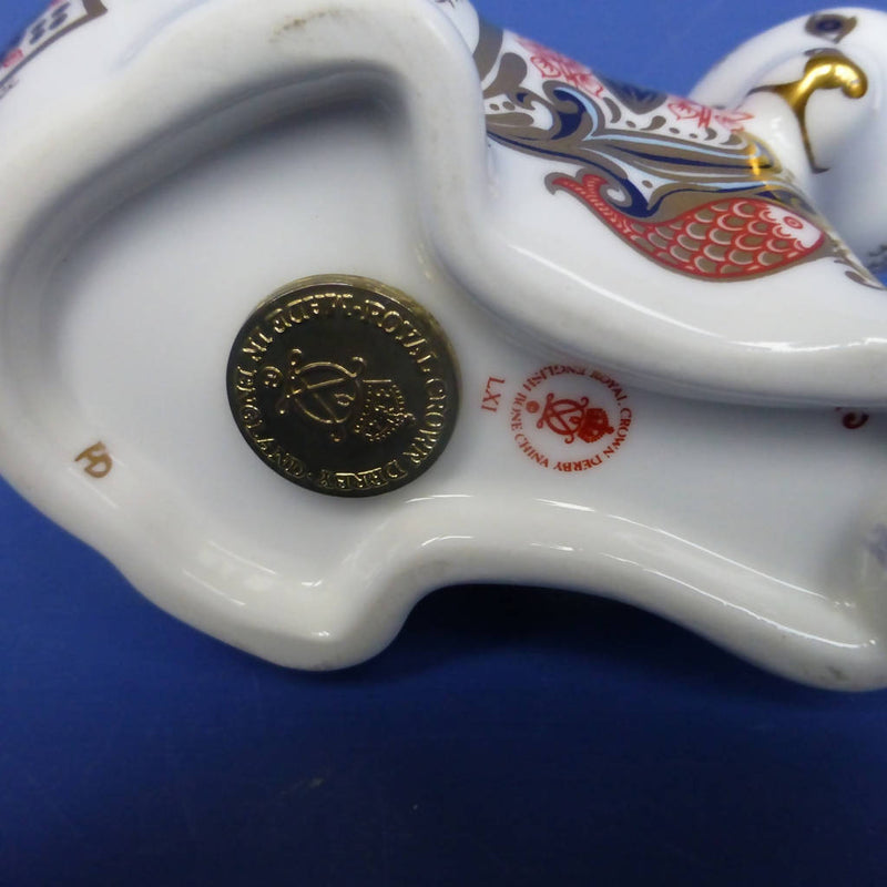 Royal Crown Derby Paperweight Imari Rocky Mountain Bear (Boxed)