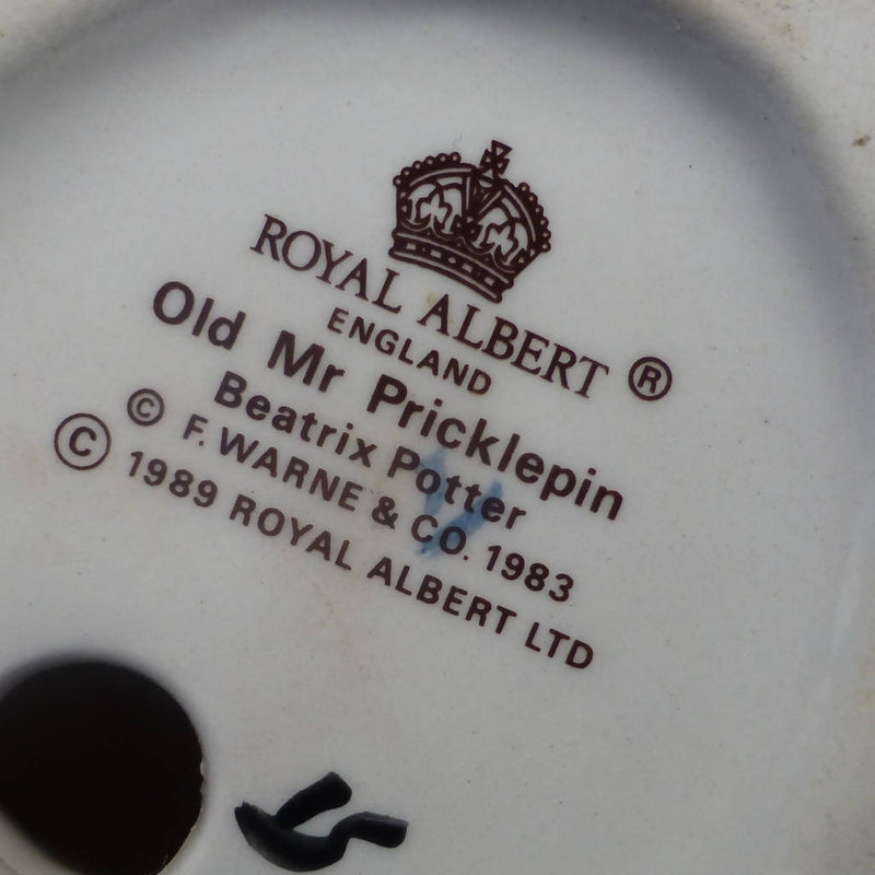 Royal Albert Beatrix Potter Figurine - Old Mr Pricklepin