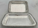 Georgian Old Sheffield Plate Crested Entree Dish & Cover, circa 1820.