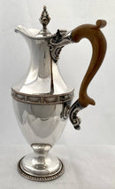 Georgian, George III, Old Sheffield Plate Claret Jug, circa 1780.