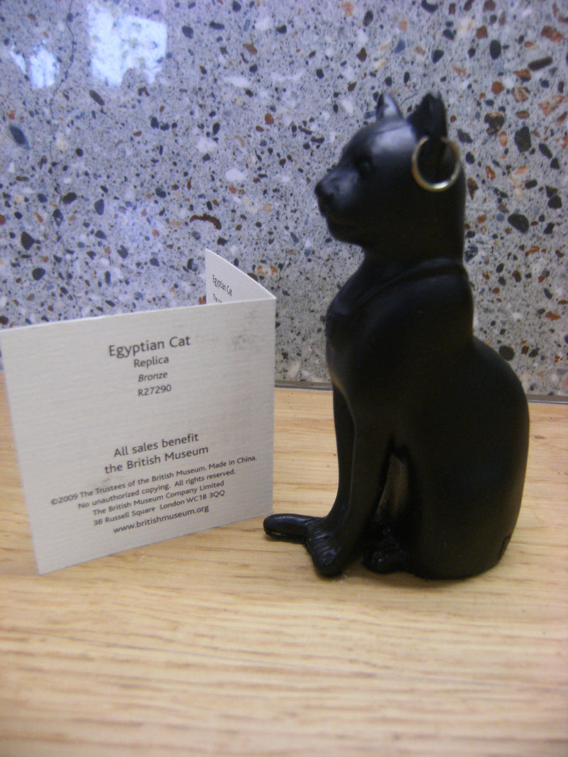 Copy of BRONZE EGYPTIAN GODESS BASTET CAT BRITISH MUSEUM