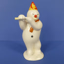 Royal Doulton Snowman Figurine - Flautist Snowman DS10