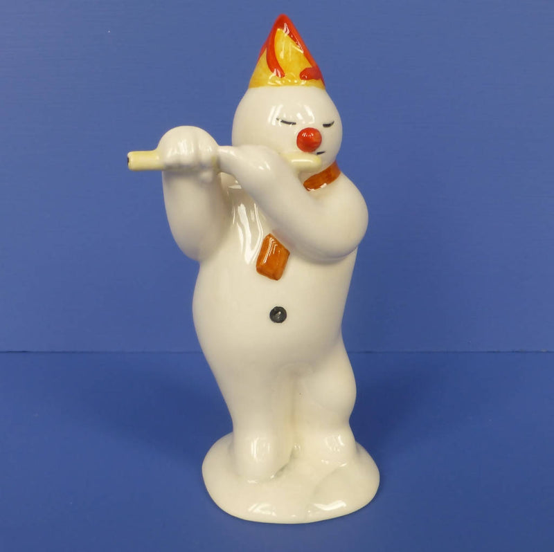 Royal Doulton Snowman Figurine - Flautist Snowman DS10