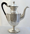 Georgian, George III, Style Silver Plated Coffee Pot.