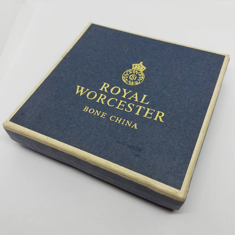 Boxed Royal Worcester Anemone Pin Dish