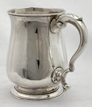 Georgian, George III, silver mug. London 1771 Thomas Wallis I. 6 troy ounces.