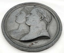 Early 19th Century Napoleon Bonaparte & Marie Louise Large Relief Plaque.