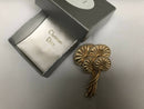 Vintage Christian Dior Stylised Palm Leaf Brooch with Box