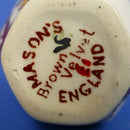 Masons Ironstone Miniature Brown Velvet Vase