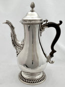 Georgian, George III, Silver Coffee Pot. London 1772 Francis Crump. 27.2 troy ounces.