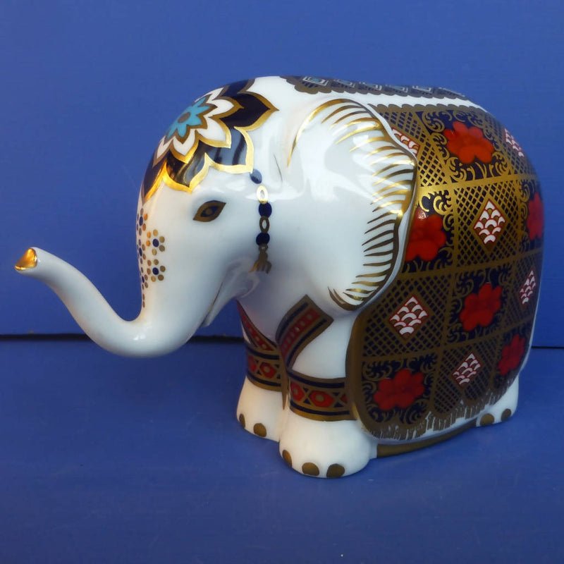 Royal Crown Derby Paperweight Elephant