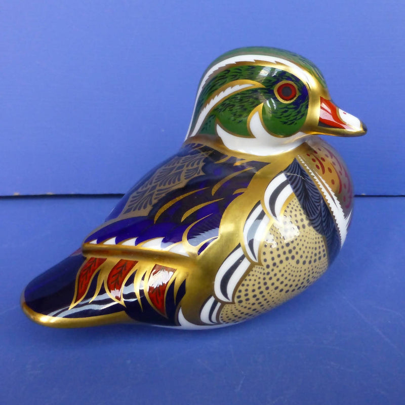 Royal Crown Derby Paperweight - Carolina Duck