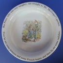Wedgwood Beatrix Potter Oatmeal Dish - Peter Rabbit