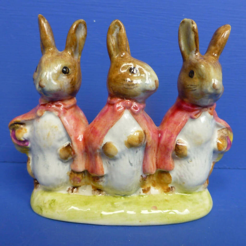 Beswick Beatrix Potter Figurine - Flopsy, Mopsy and Cottontail BP3B