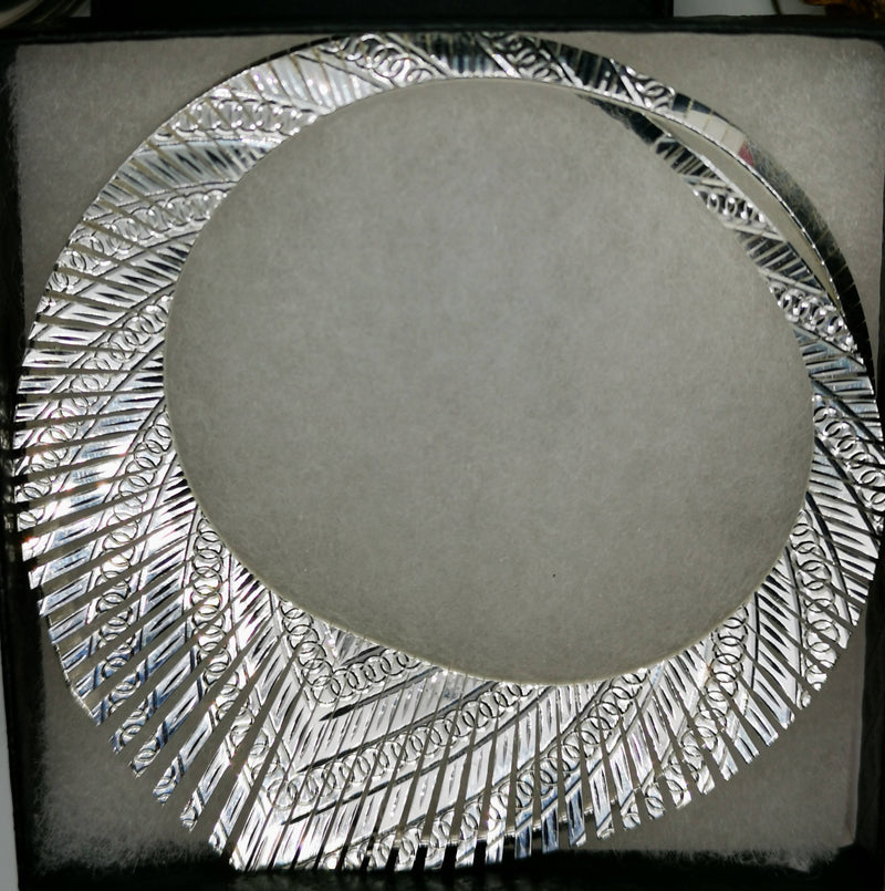 New Sterling Silver Cleopatra Necklace (Size 17.5)
