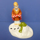 Coalport Limited Edition Snowman - The Story Ends - Special Platinum Edition