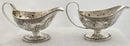Georgian, George III, Pair of Silver Sauce Boats. London 1800 Godbehere, Wigan & Boult (Bult). 12 troy ounces.