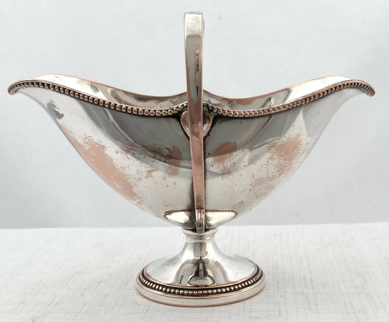 Georgian, George III, Old Sheffield Plate Double Lipped Sauce Boat, circa 1770.