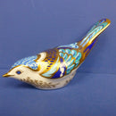 Royal Crown Derby Paperweight - Mountain Bluebird