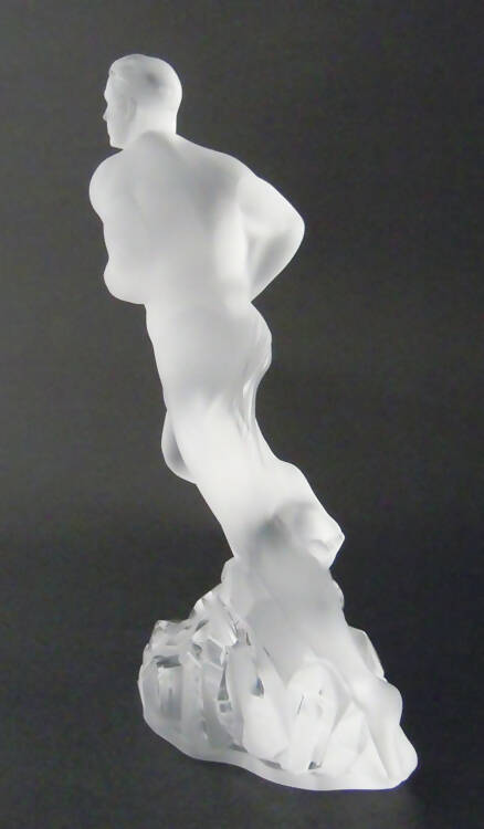 New Lalique: "Athlete" sculpture