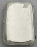 Edwardian Silver Cigar Case. Birmingham 1908 Elkington & Co. Ltd. 5.5 troy ounces.