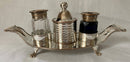Georgian, George III, Old Sheffield Plate inkstand, circa 1800.