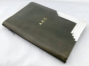 Art Deco Silver Mounted Morocco Leather Blotting Folder. London 1928 Asprey & Co. Ltd.