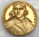 Large Gilt Bronze Medallion with Profile of Napoleon Bonaparte. Bicentenary of Birth 1769 - 1969.