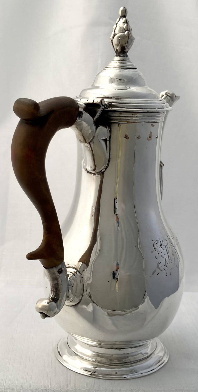 Georgian, George III, Old Sheffield Plate Coffee Pot, circa 1780.