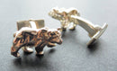 James Veale: "Atlas Bear" silver cufflinks