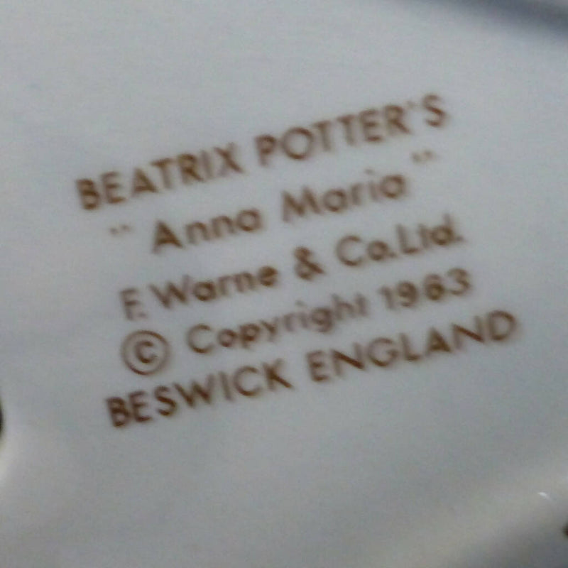Beswick Beatrix Potter Figurine - Anna Maria BP3B