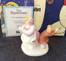 Coalport snowman figure Coalport Dance The Night Away figure Coalport snowman time limited