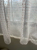 Scottish Madras By the Meter Polka Dot in Baby Pink 48” Wide to finish