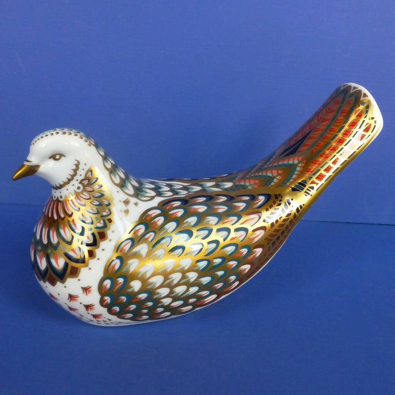 Royal Crown Derby Paperweight - Turtle Dove