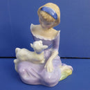Royal Doulton Nursery Rhyme Figurine - Mary Had A Little Lamb HN2048