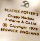Beswick Beatrix Potter Figurine - Chippy Hackee BP3B