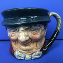Royal Doulton Dickens Miniature Character Jug - Tony Weller D6044