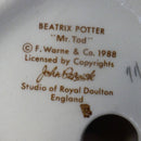 Beswick Beatrix Potter Figurine - Mr Tod (Beswick Signature Backstamp)