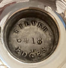 Georgian, George IV period, pair of Old Sheffield Plate candlesticks, circa 1820 - 1830.