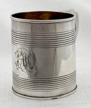 Georgian, George III, Silver Mug. London 1801 John Denziloe. 4 troy ounces.