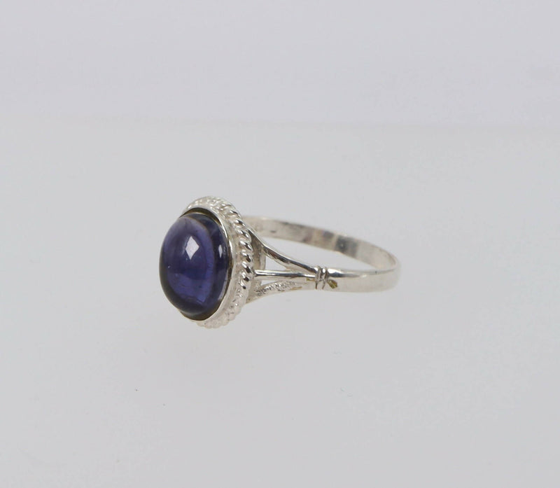 Vintage Silver & Blue Iolite Ring