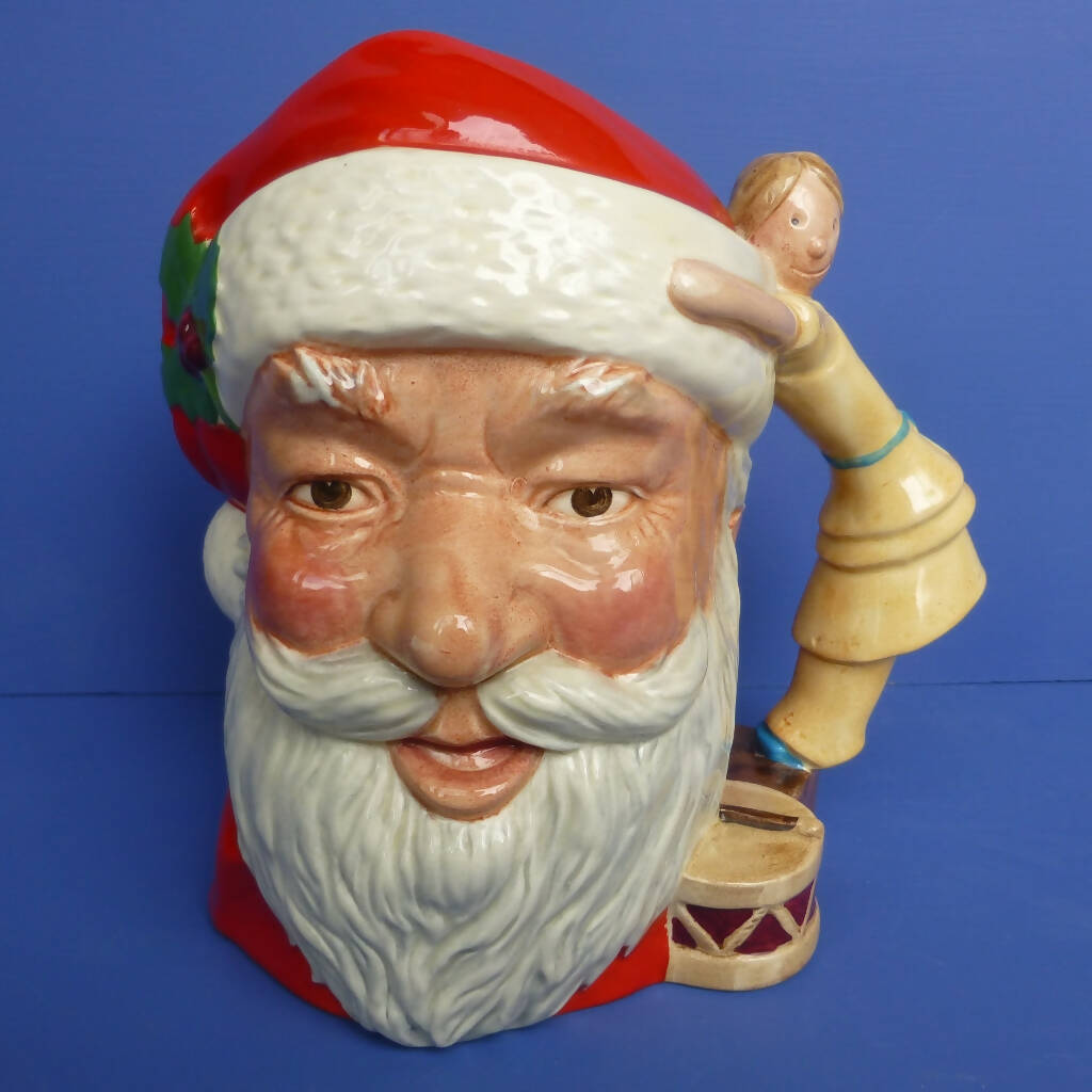 Royal Doulton Large Character Jug - Santa Claus (Doll and Drum Handle)