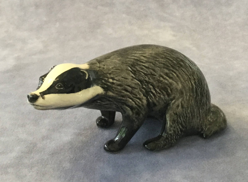 Beswick Male Badger British Wild Animal Pottery Figurine Figure 1992-1997