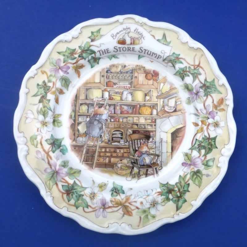Royal Doulton Brambly Hedge Plate - The Store Stump