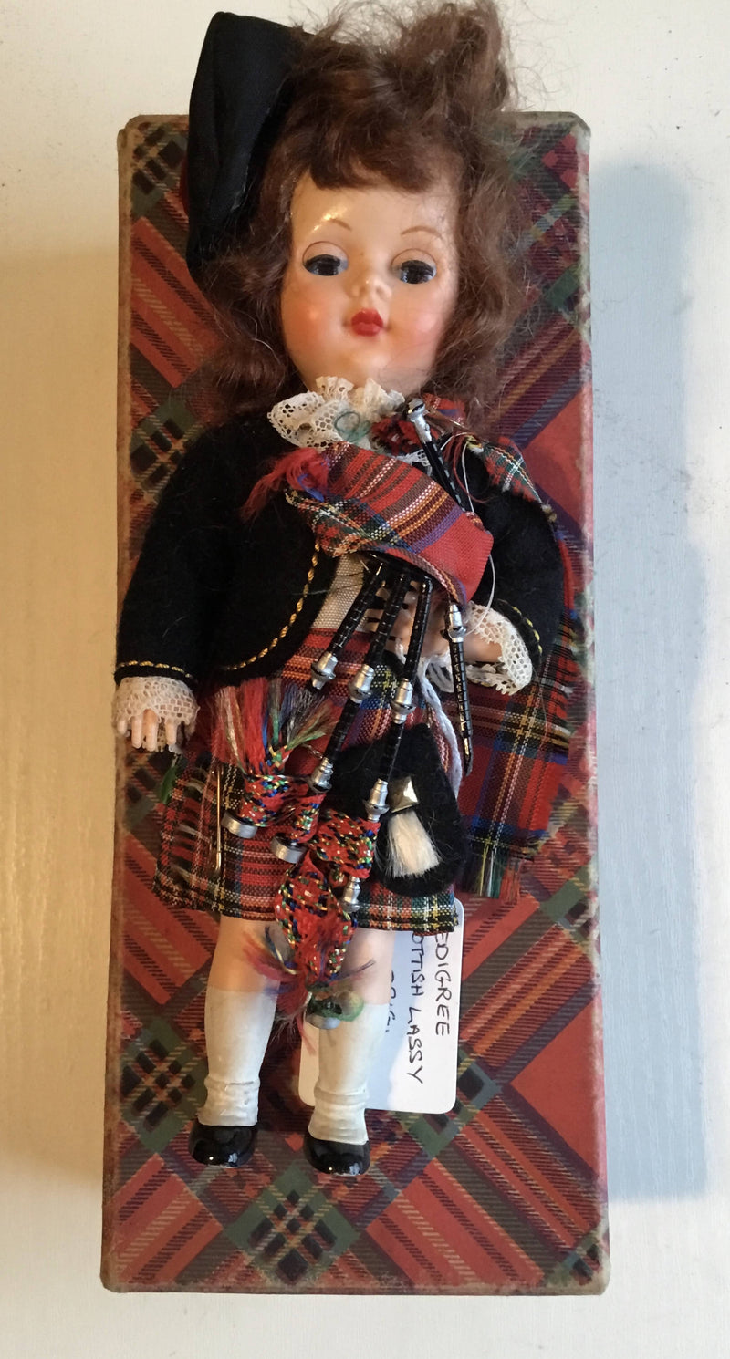 Pedigree Scottish Lassie Costume Doll. Boxed.