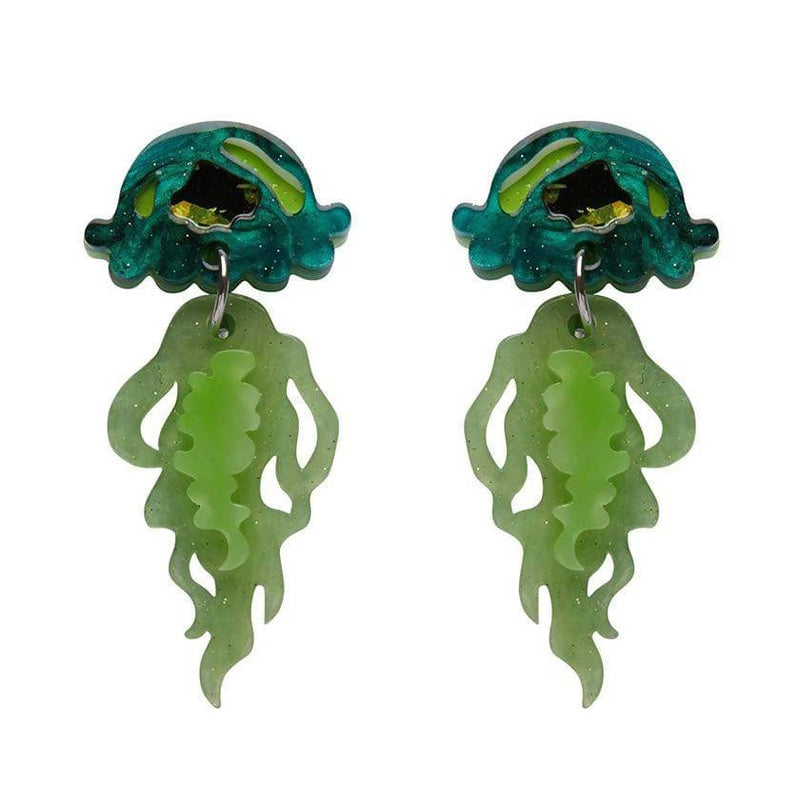 Erstwilder jellyfish earrings slippin Under