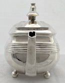 Georgian, George III, Crested Silver Teapot. London 1807 Alice & George Burrows II. 21 troy ounces.