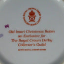 Royal Crown Derby Old Imari 1128 Christmas Robin Tray