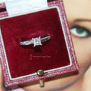 9ct White Gold Princess Cut Diamond 0.41ct